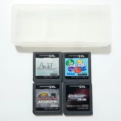 ニンテンドーDS用ソフト　アルカイックシールドヒート　ぷよぷよ！　ファイヤーエムブレム　新・紋章の謎～光と影の英雄～　ポケットモンスター　パール　4本セット