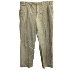 Eddie Bauer チノパン W42 エディー・バウアー 裏地付き ビッグサイズ ベージュ コットン 古着卸 アメリカ仕入 2502-1121