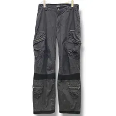 X-LARGE ACTION CARGO PANTS サイズ32 グレー ブラック 101223031004