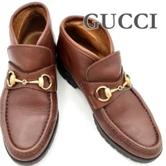 【人気】GUCCI グッチ　ビットローファー　黒　スエード　ハイカット　104 イタリア製