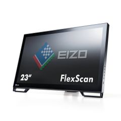 EIZO FlexScan 23型タッチパネル装着カラー液晶モニター 1920x1080 DVI-D DisplayPort D-sub ブラック FlexScan T2381W-BK(中古品)