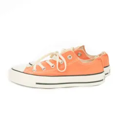 コンバース CONVERSE ALL STAR BURNTCOLORS OX スニーカー シューズ ローカット キャンバス生地 ロゴ 23cm オレンジ 1SD433 /MN3 ■GY11