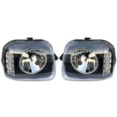 クリスタルヘッドライト JB23ジムニー CCFLリング付き インナー