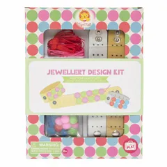 タイガートライブ ジュエリー デザイン キット ポンポン ブレスレットアクセサリー 女の子 おもちゃ 誕生日 クリスマス プレゼント 誕生会 お家遊び 入学祝い 進級祝い 卒園祝い プチ ギフト 子供 知育 玩具 工作 幼児 こども 小学生 8歳 9歳 10歳