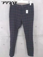 ◇ JOURNAL STANDARD ジャーナルスタンダード チェック柄 パンツ サイズ38 ネイビー レディース 【中古】 【1103080005374】