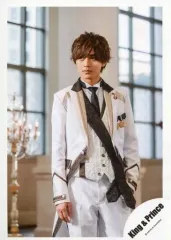 【中古】生写真(ジャニーズ) King ＆ Prince/永瀬廉/膝上・衣装白・左手ポケット/「シンデレラガール」PV＆ジャケ写撮影オフショット