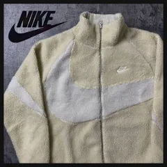 【リバーシブル】ナイキ　ボアジャケット　人気カラー　人気XXLサイズ　ゆるだぼ