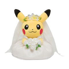 포켓몬 센터 봉제인형 피카츄 메스의 스가타 Pokmon Garden Wedding 웨딩 (세)