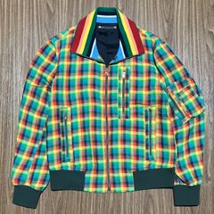 Paul Smith 17SS レインボーブルゾン リネン スイングトップM