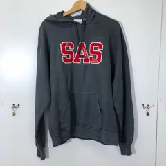 champion/チャンピオン SAS パーカー フーディー カレッジ インドネシア製 メンズ L グレー