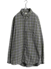 【お得なクーポン配布中!】 00s OLD GAP チェック ヘビー フランネル ボタンダウン シャツ メンズ XL 古着 オールド ギャップ 長袖シャツ コットン ネル マルチカラー
