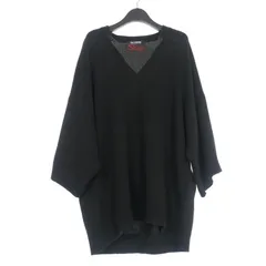 ラフシモンズ RAF SIMONS 23SS S/K Sweater with net ショートスリーブニット セーター 半袖 M ブラック 黒のサムネイル