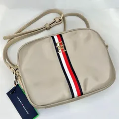 Tommy Hilfiger トミーヒルフィガー ショルダーバッグベージュ ロゴ