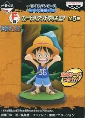 【中古】フィギュア モンキー・D・ルフィ「ワンピース」一番くじ ～新時代幕開け編～ F賞 カードスタンドフィギュア