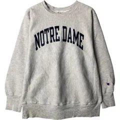 古着 90年代 チャンピオン Champion REVERSE WEAVE リバースウィーブ NOTRE DAME ノートルダム大学 カレッジスウェットシャツ/eaa587052