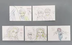 【中古】ポストカード 原画ポストカードセットA 「テレビアニメ 鬼滅の刃 無限列車編×ufotable Cafe×マチ★アソビCAFE」