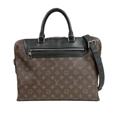 【美品】　ルイヴィトン　モノグラムマカサー トートバッグ　ブラウン　レザー LOUIS VUITTON（ルイ・ヴィトン） 並行輸入 トートバッグ モノグラム