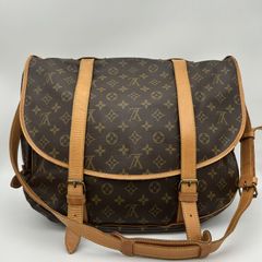 LOUIS VUITTON（ルイヴィトン）ソミュール43 LL ショルダーバッグ モノグラムキャンバス レディース M42252【中古】