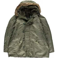 古着 民間品 アルファ ALPHA N-3Bタイプ ミリタリー フライトジャケット USA製 メンズXL相当/eaa462396