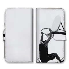Galaxy A55 5G SC-53E ケース 手帳型 ギャラクシー A55 スマホケース 携帯ケース バスケットボール スポーツ 球技 部活 ダンク かっこいい おしゃれ モノクロ写真 白黒写真 カラー05