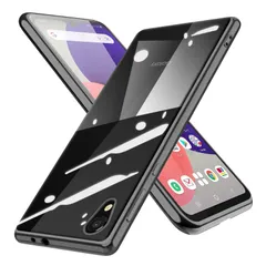 【数量限定】クリア ケース SC-56B スマホケース 透明 5G ソフト tpu 黒 ストラップホール付き A22 背面クリア 軽量 耐衝撃 ギャラクシー Galaxy A22 カバー ブラック