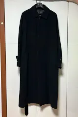 AURALEE ウールカシミア ロングコート ブラック サイズ1 日本製 2025年最新】auralee カシミヤ コートの人気アイテム - メルカリ