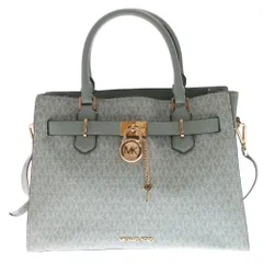 MICHAEL KORS (マイケルコース) マイケルコース ハミルトン ミディアム サッチェル シグネチャー モノグラム ハンド ショルダーバッグ レディース 35F1GHMS2B