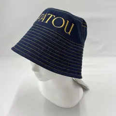 今月末まで最終価格！新品未使用！Patou ロゴバケットハット PATOU バケットハット ロゴ ハット