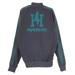HYSTERIC GLAMOUR ヒステリックグラマー 01172CJ03 ロゴ刺繍 サイドライン トラックジャケット ジャージ グレー系 FREE【中古】のサムネイル