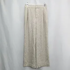 ◇ Θ BEAUTY & YOUTH ビューティアンドユース タックワイドパンツ サイズM ベージュ系 レディース E  【1505130011975】