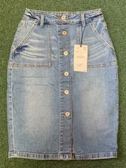 【ZARA】デニムスカート￤サイズM￤新品未使用タグ付き