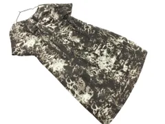 COMME CA DU MODE コム サ デ モード 大きいサイズ 総柄 ワンピース size15/黒 ■◆ レディース