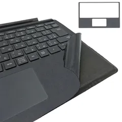 新品 Surface Pro４，５，６、７対応 キーボード用保護シール 1725 FMM-00019専用シート【スウェード調】 グレー キーボード シール