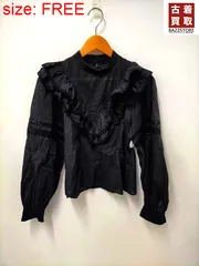 スライ SLY 2022 COTTON LACE FRILL ブラウス レディ
