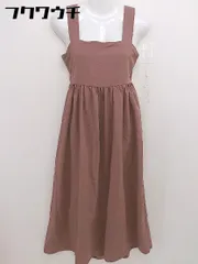 ◇ titivate ティティベイト ノースリーブ 膝下丈 ワンピース サイズF ブラウン レディース  【中古】 【1110080001459】のサムネイル