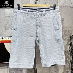 バーバリーブラックレーベル ストライプ ストレッチ ショーツ 76 メンズ BURBERRY BLACKLABEL