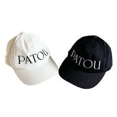PATOU ホワイト ベースボールキャップ M/L PATOU x オニツカタイガー】ベースボールキャップ (PATOU