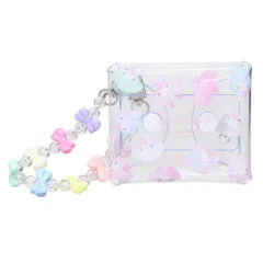 【メール便】マイメロディ ミニポーチ ビーズチェーン付きクリアマルチケースSS ガーリーポップハート ちらし サンリオ マリモクラフト 小物入れ キャラクター グッズ 