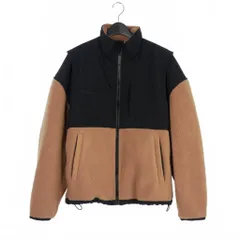 アレキサンダーワン ALEXANDER WANG パネル ジップ フリースジャケット ブルゾン M 茶 ブラウン UCC1233008のサムネイル