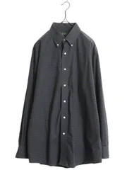 【お得なクーポン配布中!】 00s LAUREN ラルフローレン ブラックウォッチ チェック ボタンダウン シャツ メンズ XL 程/ オールド ポロ コットン SLIM FIT ノーアイロン