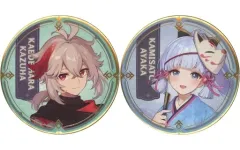 【中古】バッジ・ピンズ 楓原万葉＆神里綾華 缶バッジセット(2個セット) 「原神×SWEETS PARADISE -櫻舞万雷-」