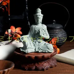 菩薩 水月観音 銅製 仏像 彫刻 置物 開運 風水 現代工芸品 美術品 置物 水月観音 観音 菩薩 像 仏像 石 彫刻 開運 健康運 金運 財運