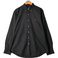 古着 ラルフローレン Ralph Lauren CLASSIC FIT クラシックフィット 長袖 リネン ボタンダウンシャツ メンズL相当/eaa570316