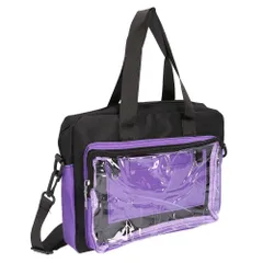 ☆ ブラック ☆ 痛バッグ ショルダー 大容量 2way ysbag5501 痛バッグ ショルダーバッグ 痛バ おしゃれ トートバッグ 痛バック ショルダーバック クリアバッグ ビニールバッグ 透明 痛いバック 痛い 斜め掛け 推し活 バッグ a4 バック
