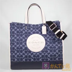 リラックマ新品COACH ネイビー ホワイトトートデニム バッグデンプシー 6158ZjjbSlL._AC_UL210_SR210,