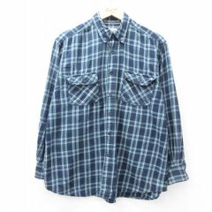 美品 ラルフローレン 90s リネン シャツ 長袖 L 青 チェック - メルカリ