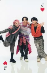 【中古】コレクションカード(男性) ハートのJ：超特急/リョウガ(船津稜雅)・シューヤ(志村秀哉)・ハル(柏木悠)/CD「AwA AwA」(UPCH-7695～7706、PDCJ-5119)封入特典トランプ風トレカ