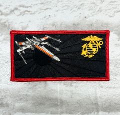 ◾️選べる2種◾️スター・ウォーズ Yウイング＆Xウイング×USMCエンブレム 刺繍ワッペン パッチ【RE-A-058/059】