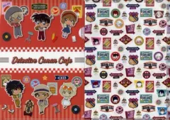 【中古】クリアファイル ミニキャラ A4クリアファイル2枚セット 「名探偵コナンカフェ 2021 in BOX cafe」
