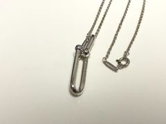まろ様専用【管理番号145】 TIFFANY＆Co. ティファニー  ハードウェア 細長 リンク ネックレス  SV925 シルバー925 全長46㎝